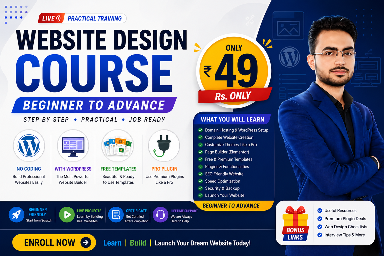 Website Creation Live Training